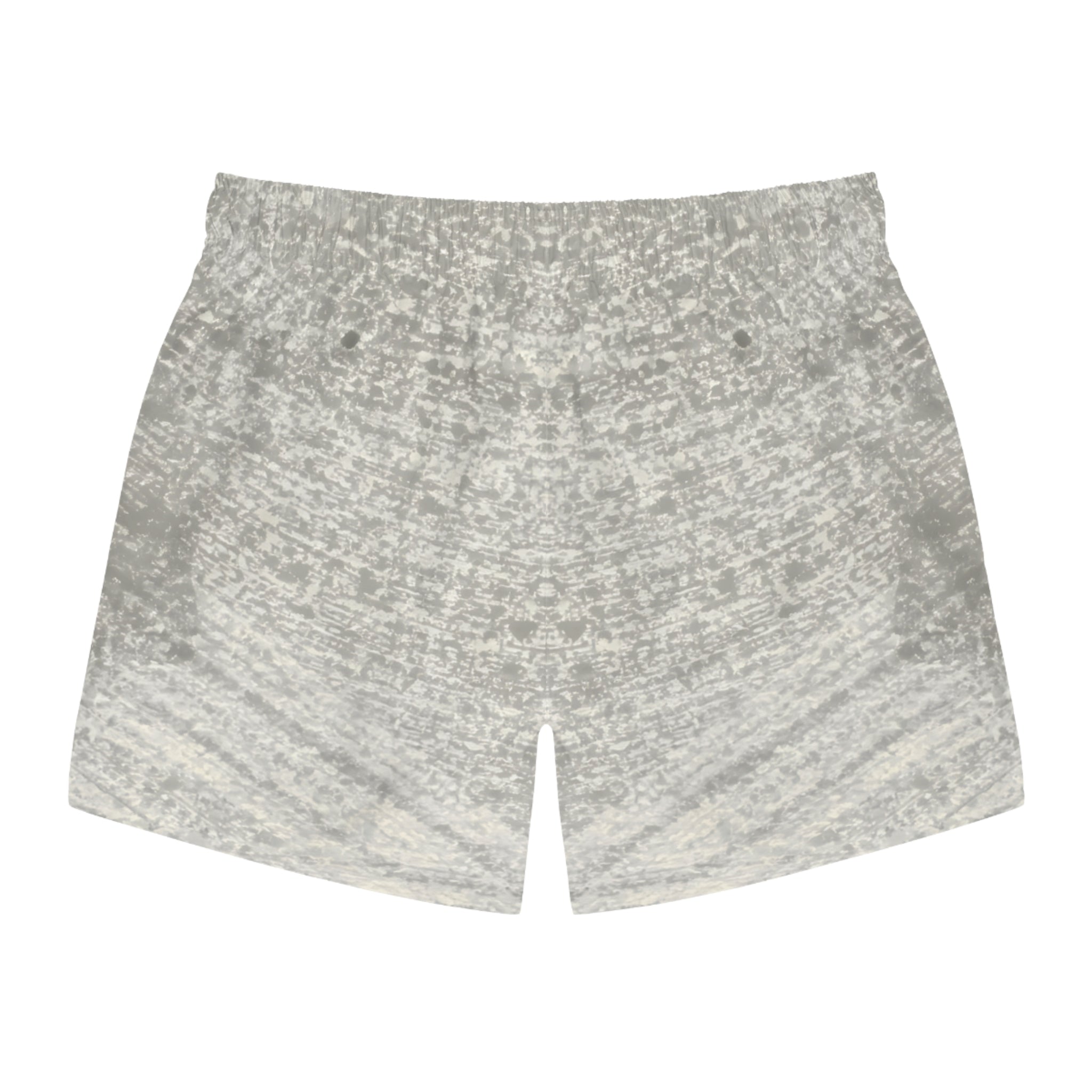 Gray Marble Swim Trunks