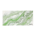 Green Marble Beach Towel