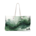Green Marble Watercolor Beachy Bag