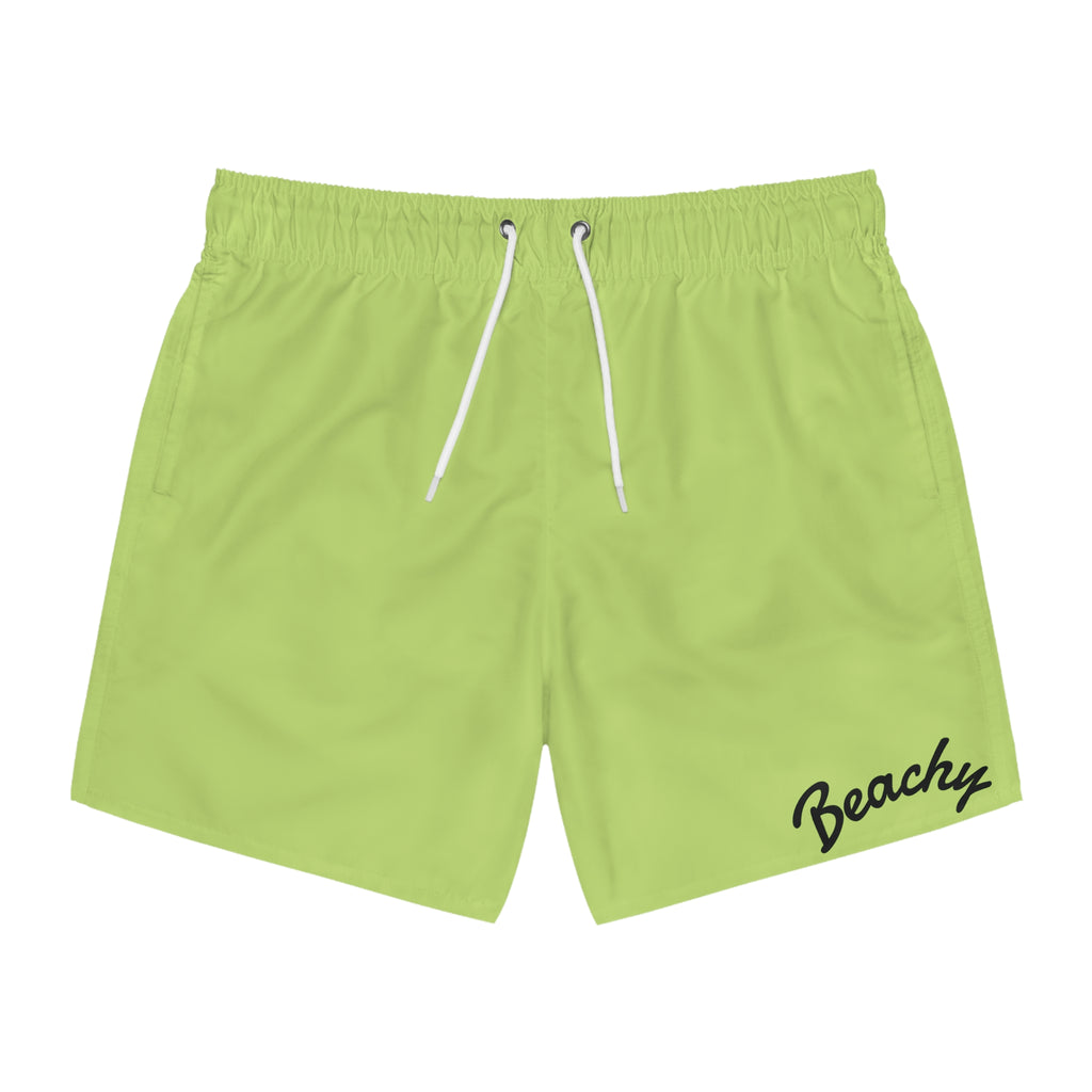 Beachy Lime Swim Trunks