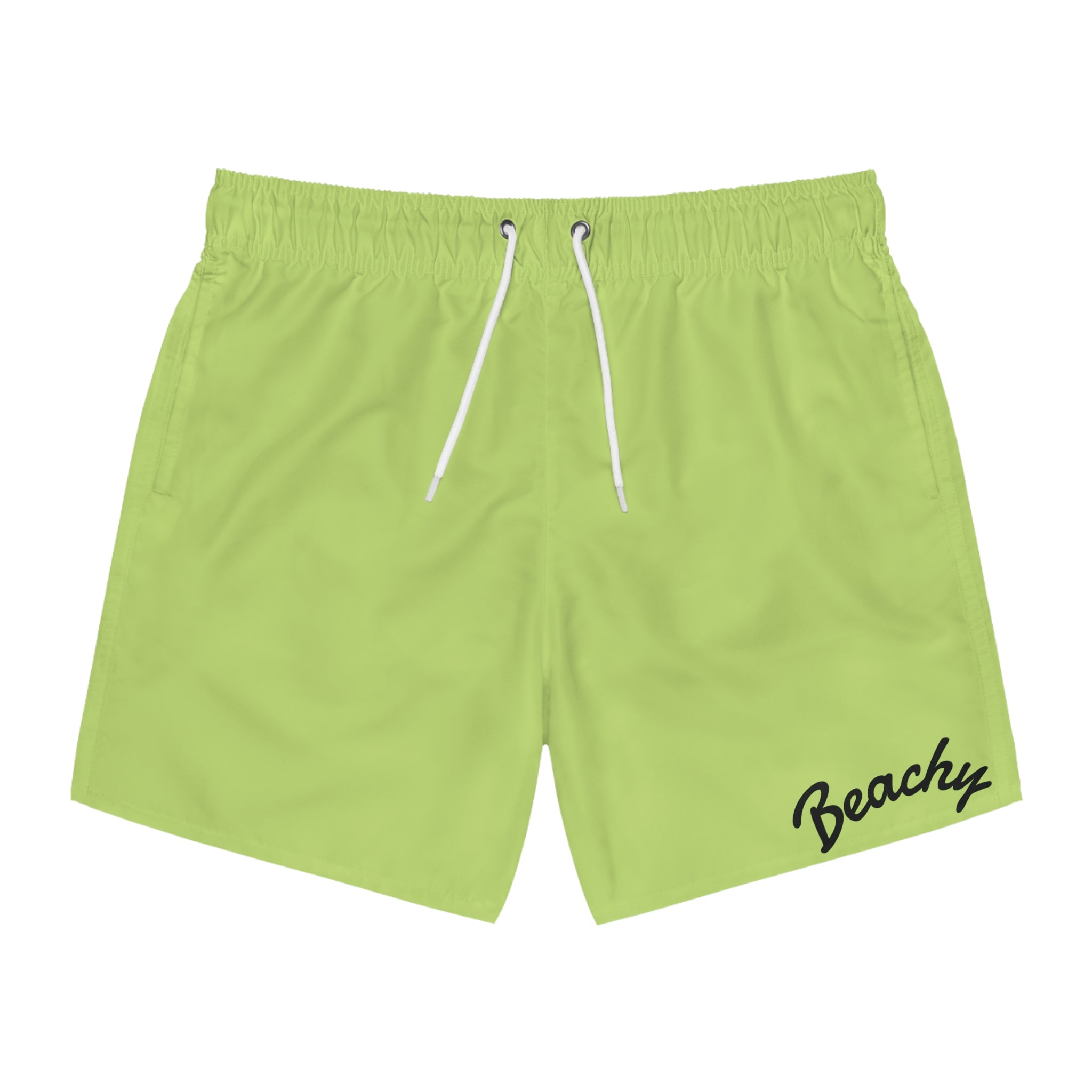 Beachy Lime Swim Trunks