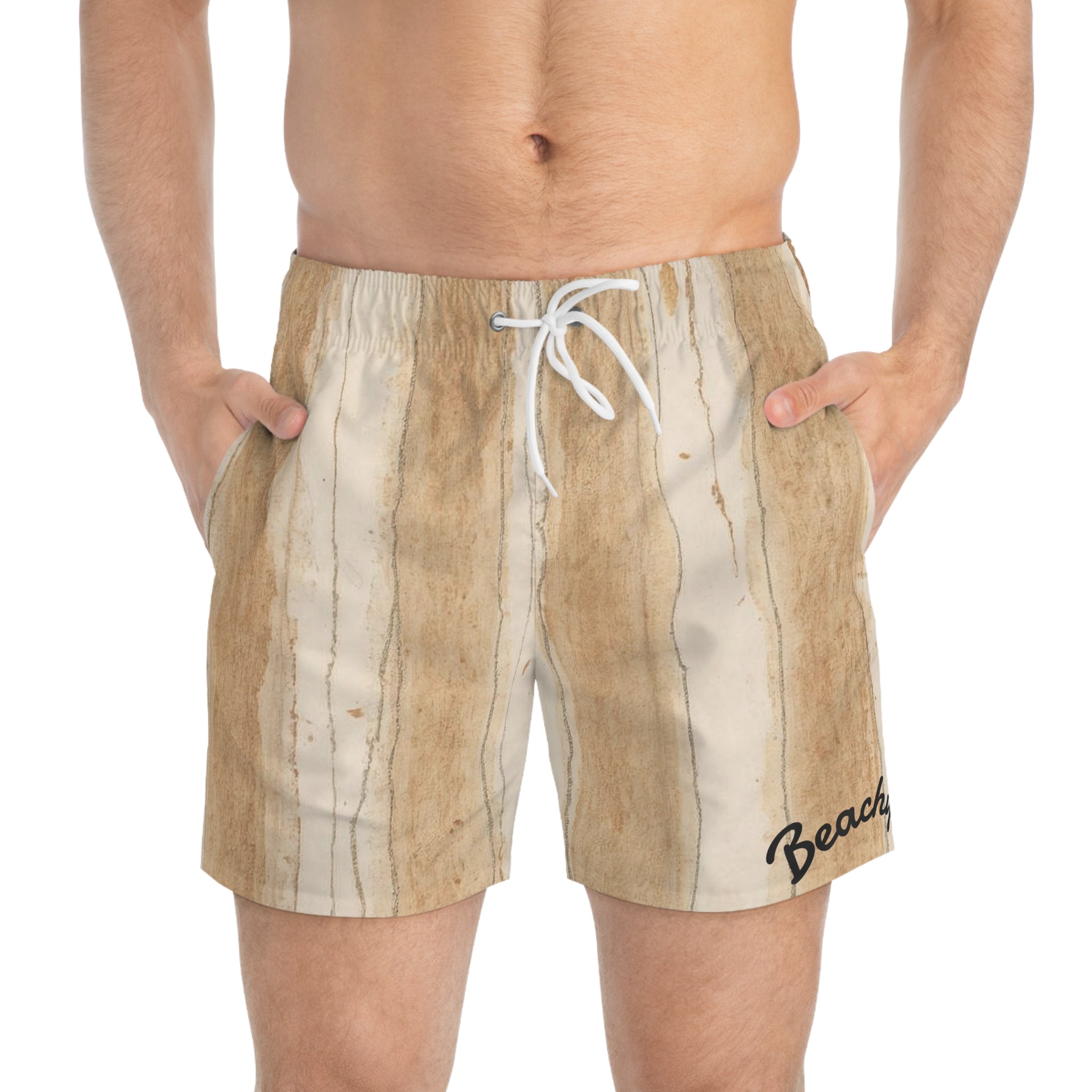 Beachwood Striped Swim Trunks
