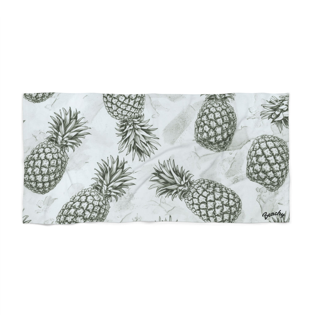 Pineapple Pattern Beach Towel