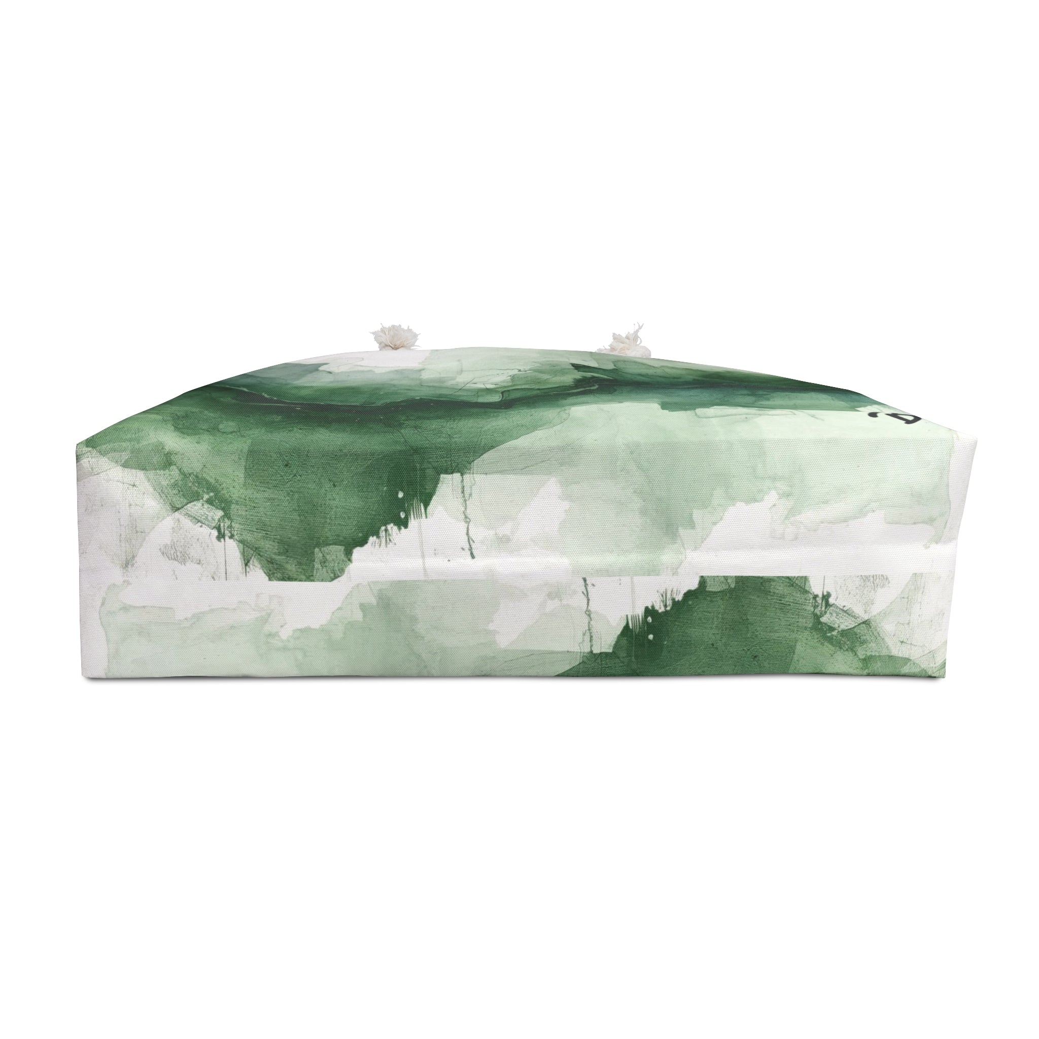 Green Marble Watercolor Beachy Bag