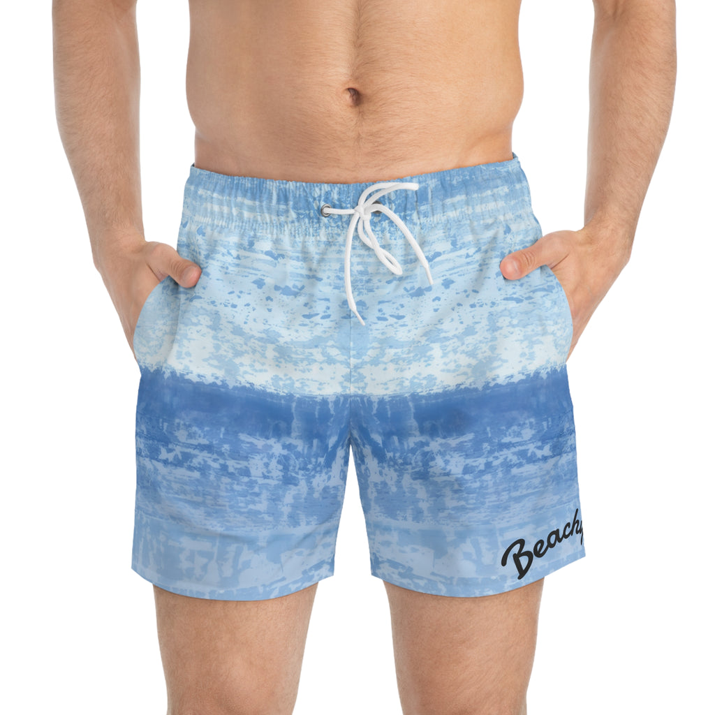 Coastal Ombre Tie-Dye Swim Trunks