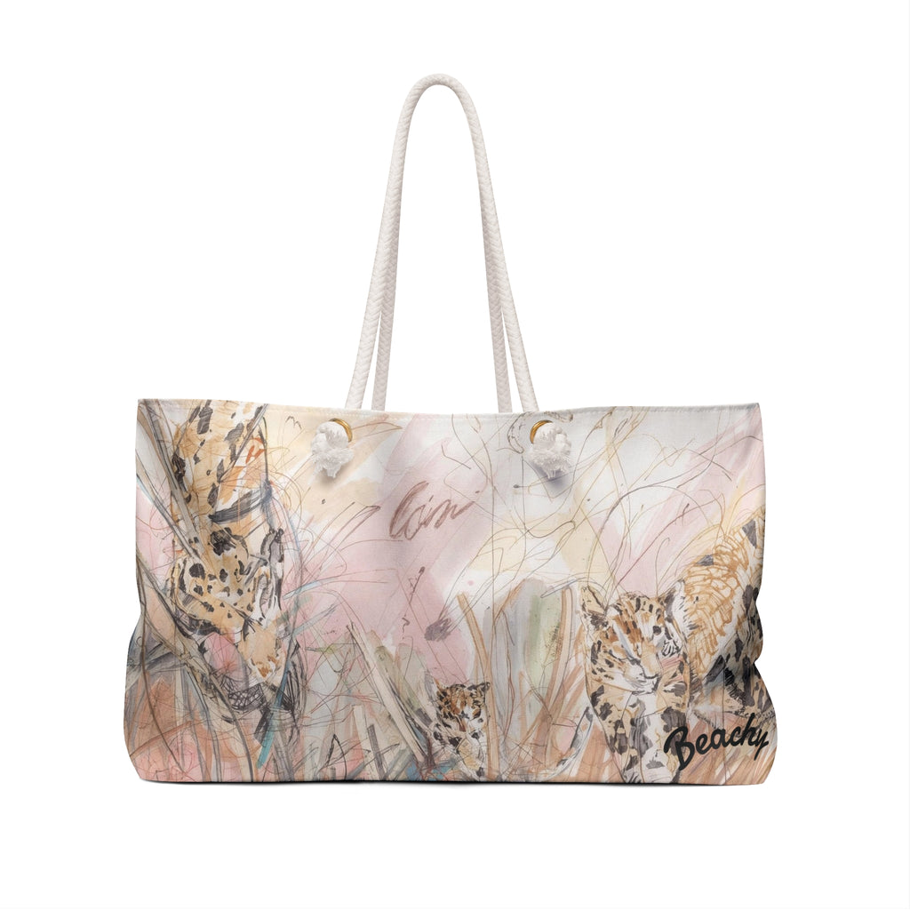 LeopardSketch Beachy Bag