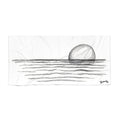 Minimalist Sunrise Beach Towel