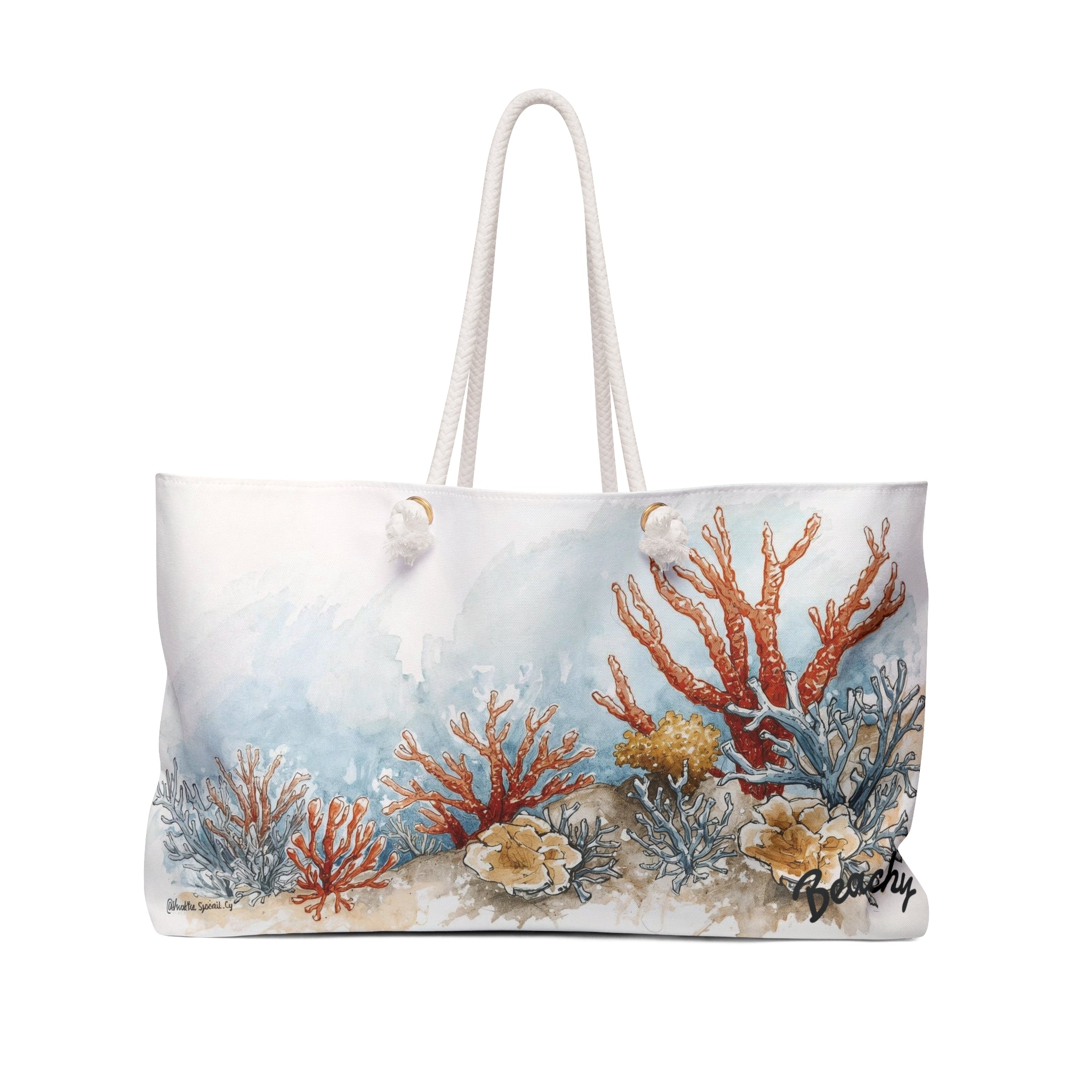 Coral Reef Beachy Bag