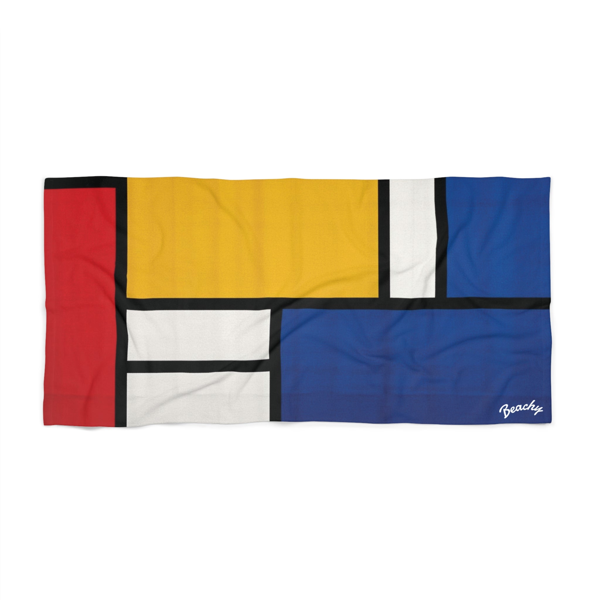 Modernist Color Block Beach Towel