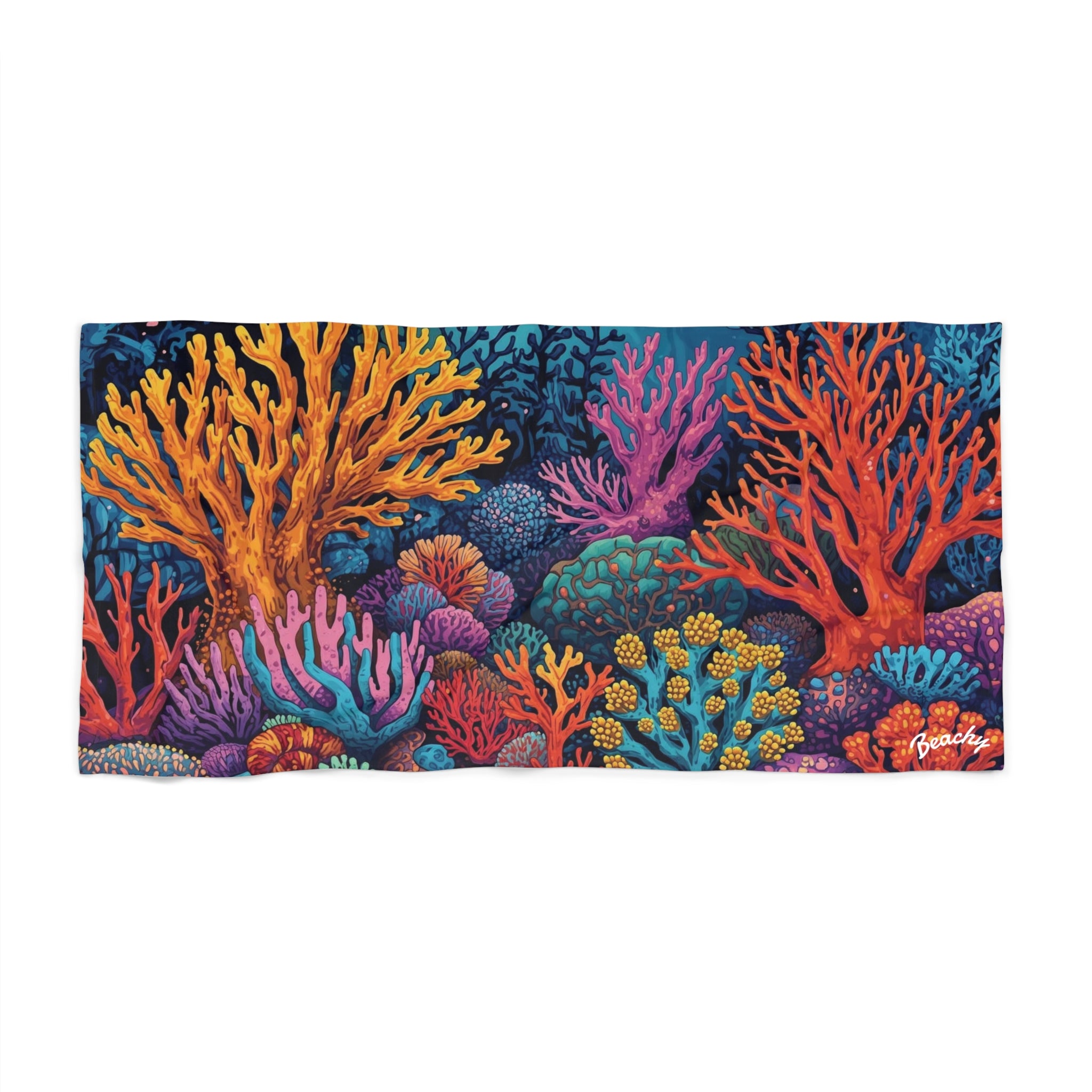 Coral Reef Beach Towel