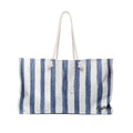 Nautical Blue Striped Beachy Bag