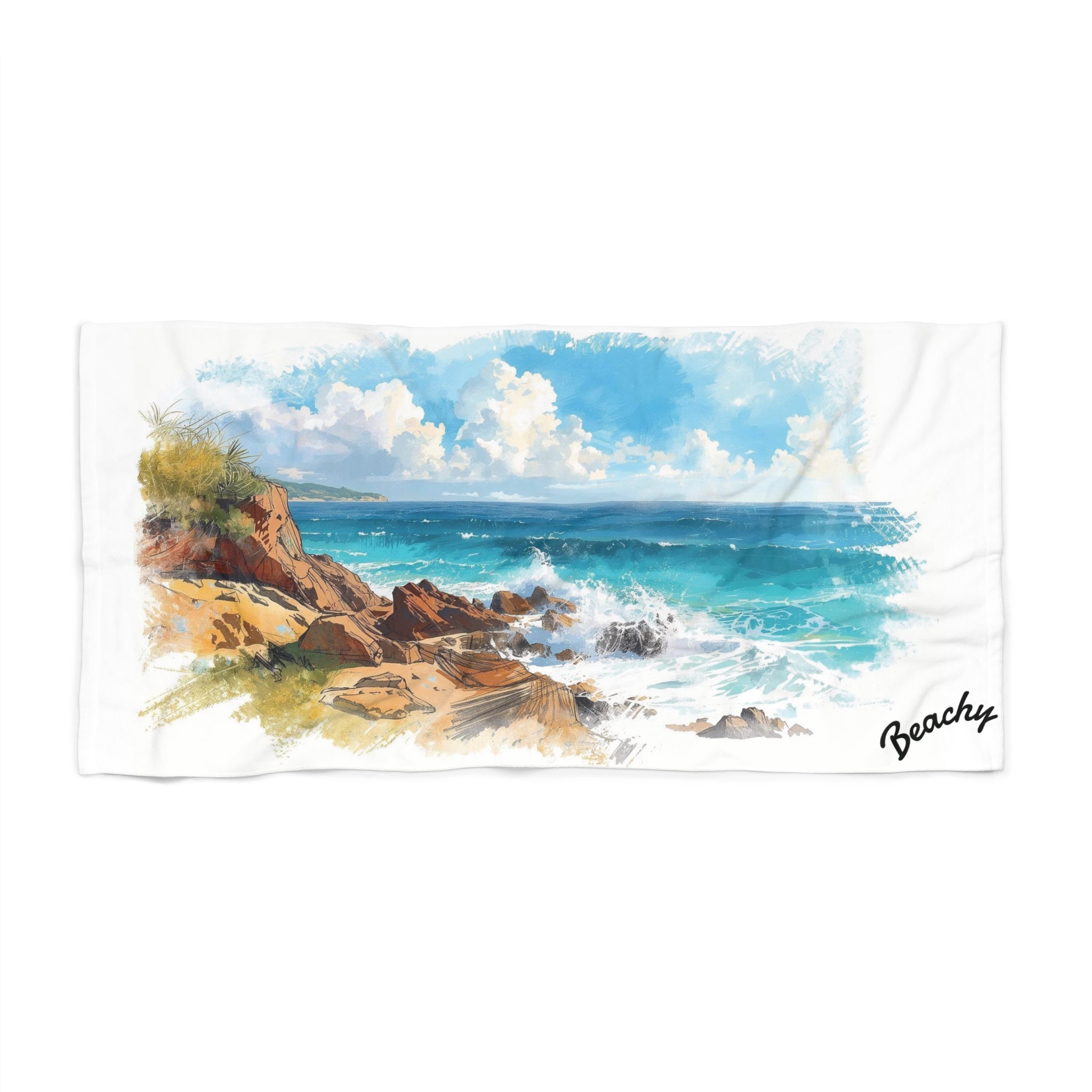 Coastal Beach Towel