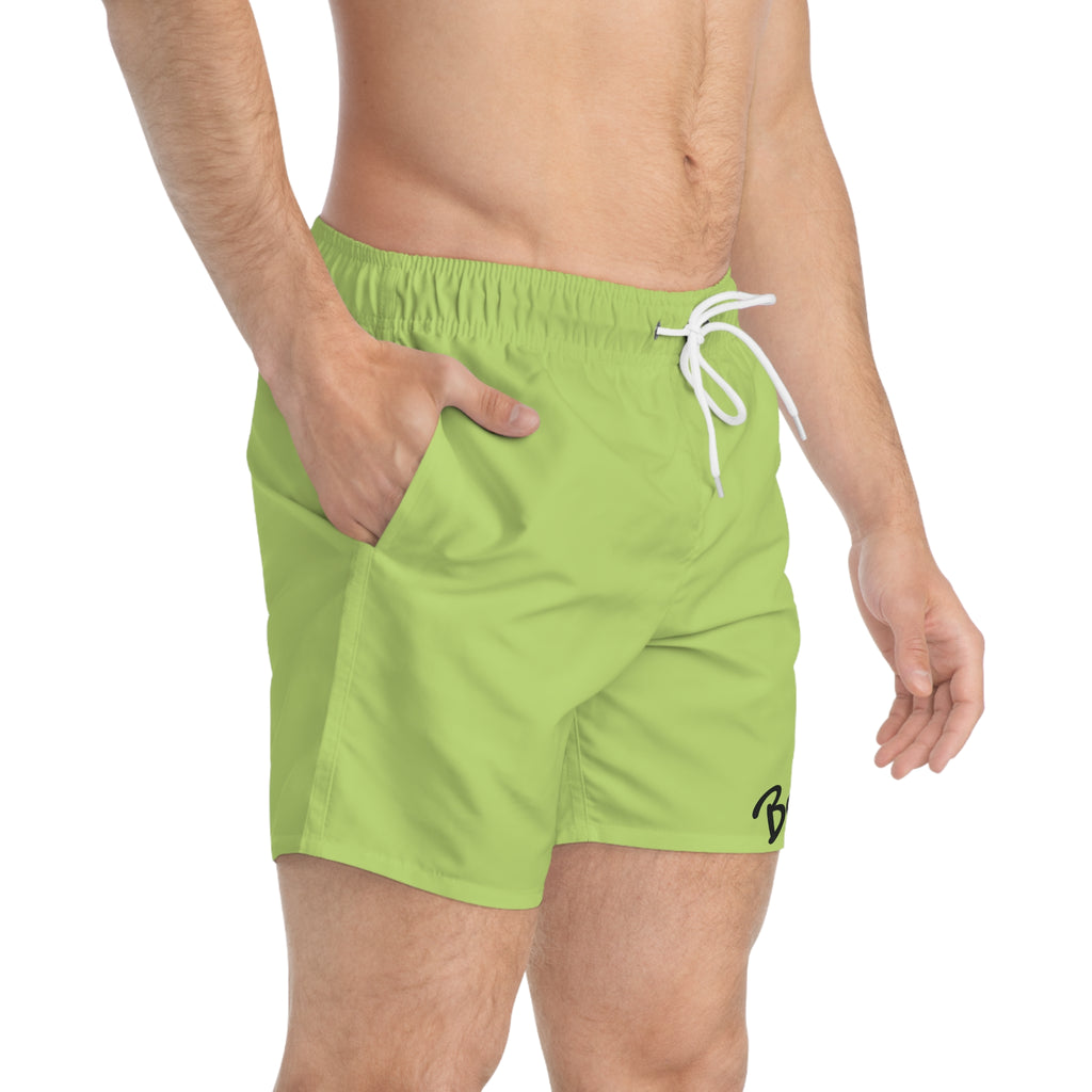 Beachy Lime Swim Trunks