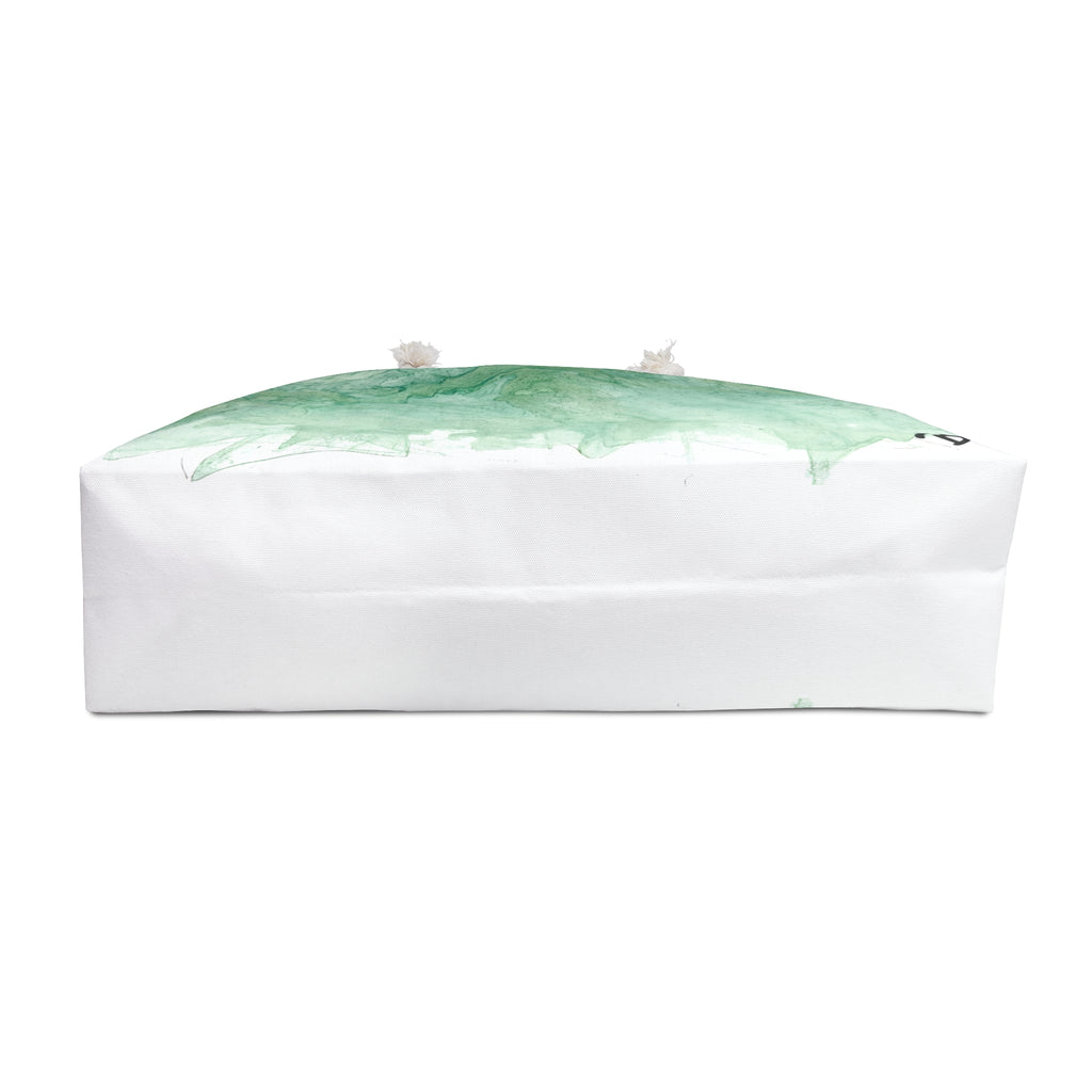 Green Marble Beachy Bag