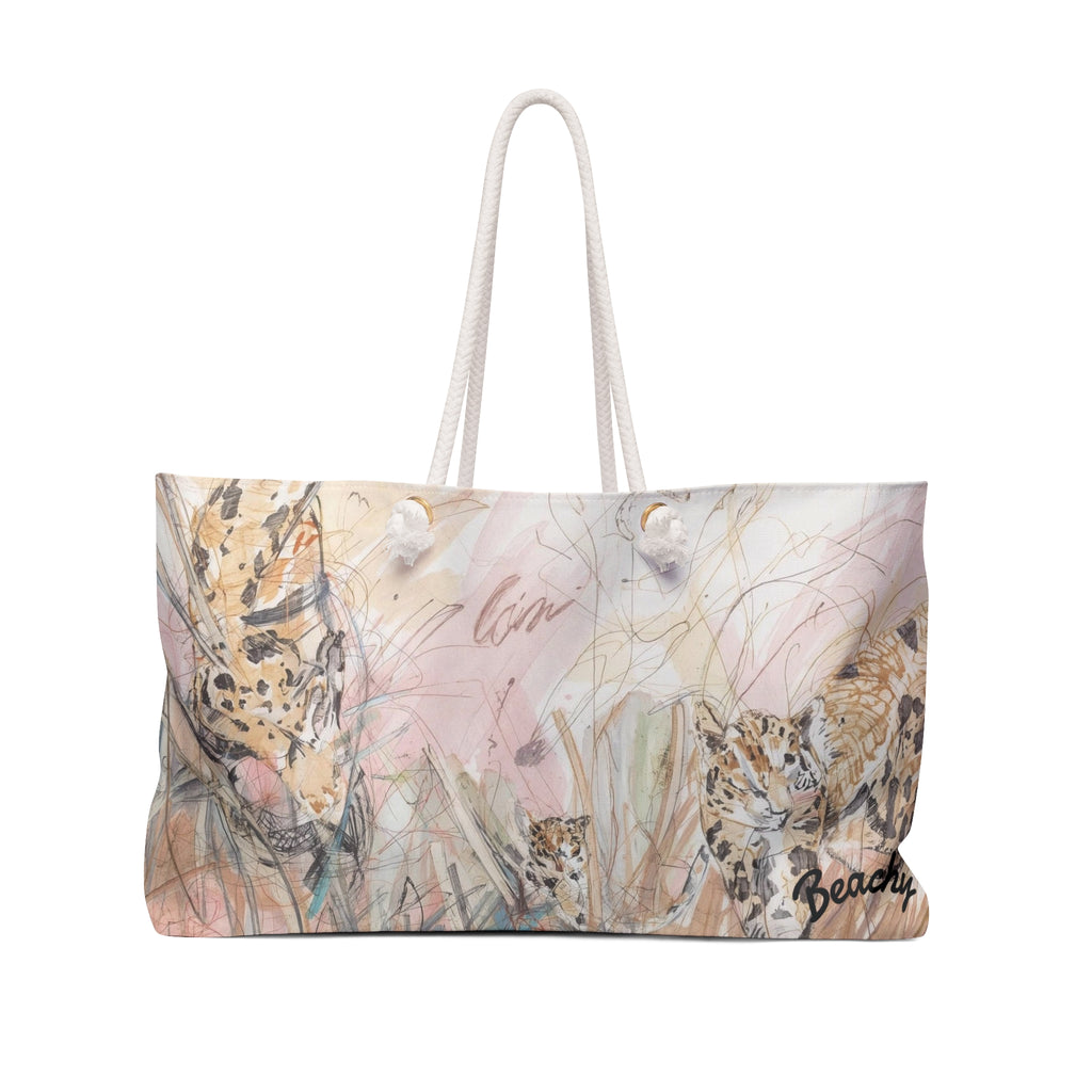 LeopardSketch Beachy Bag