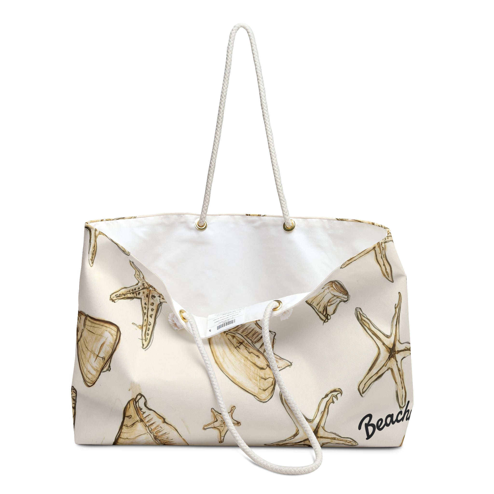 Seashell Starfish Patern Beachy Bag
