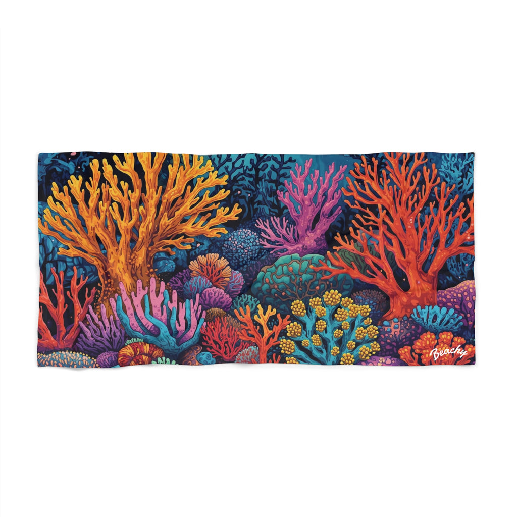 Coral Reef Beach Towel