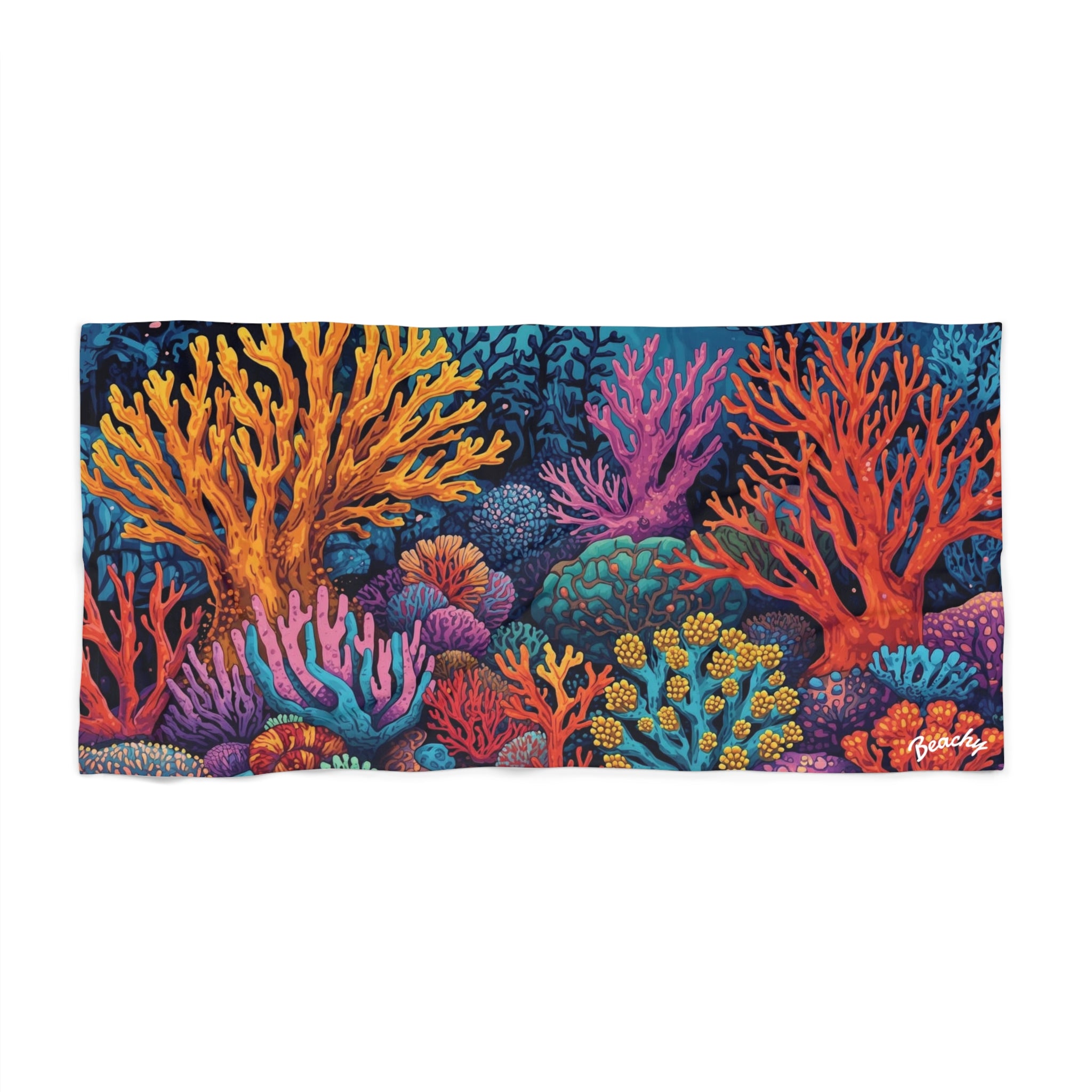Coral Reef Beach Towel