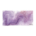 Purple Marble Beach Towel