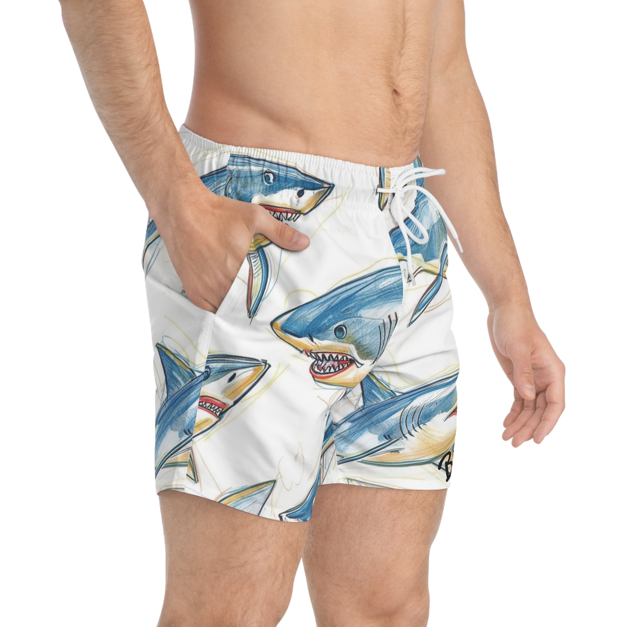 Shark Swim Trunks