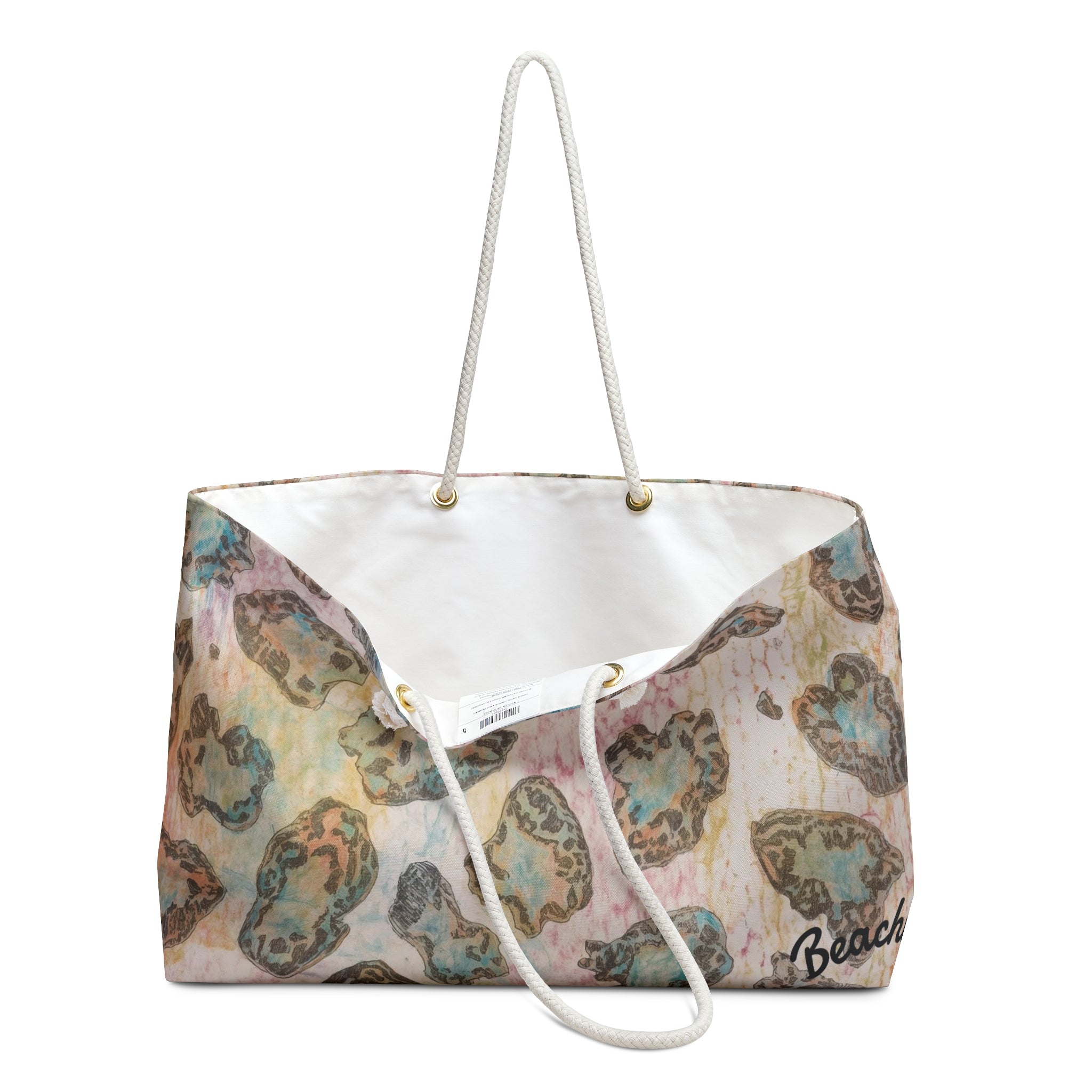Pastel Leopard Beachy Bag