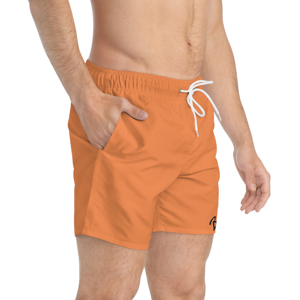 Orange Swim Trunks