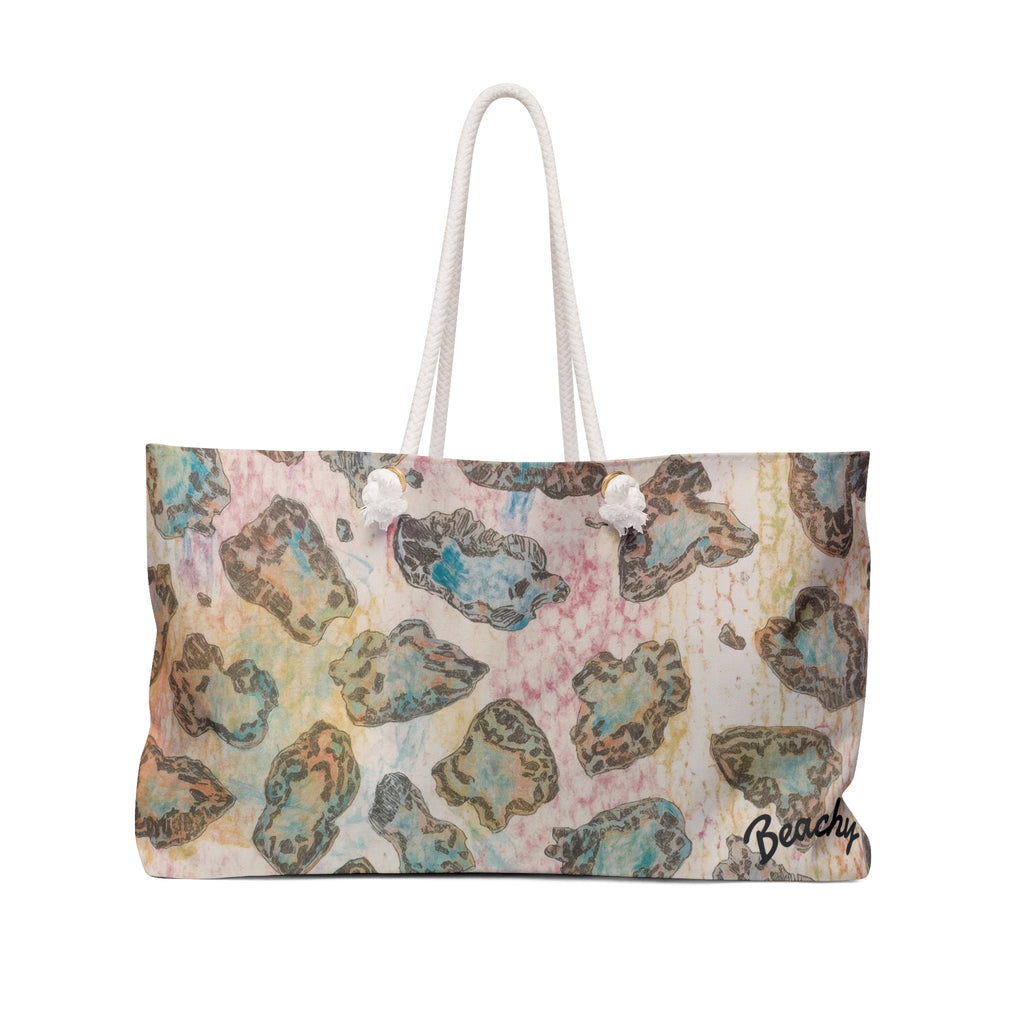 Pastel Leopard Beachy Bag