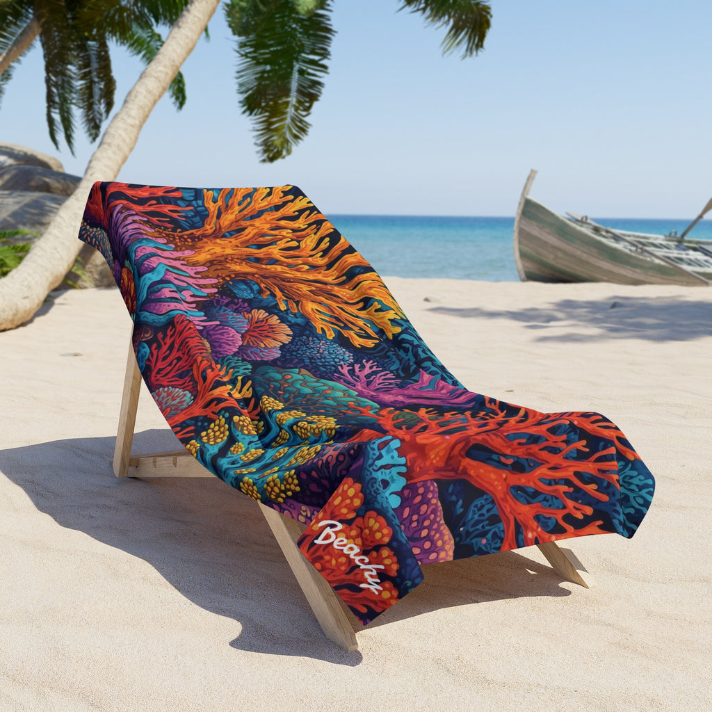 Coral Reef Beach Towel